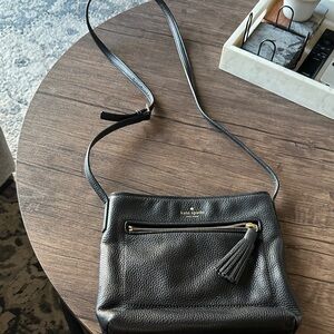 Kate Spade Black Leather Crossbody Bag